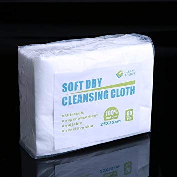CLEAN LEADER Natural Clean Baby Dry Wipes , Medical standards , Large Size,Sensitive Skin...