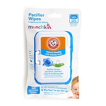 Munchkin 36 Pack Arm and Hammer Pacifier Wipes, White