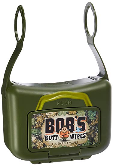 New Bob's Butt WipesTM Hanging Flushable Wipe Dispenser & 42ct Wipes