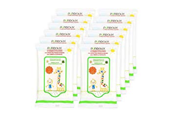 PÜRDOUX™ 100% Cotton Wipes for Babies and Children with Aloe Vera and Chamomile (Box of total 120...