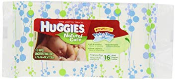 Huggies Natural Care Baby Wipes - Unscented - 16 ct