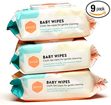 Parasol Baby Wipes, Hypoallergenic, Chlorine Free, Sensitive Skin Safe, Ultra Soft, Ultra Strong - Premium...