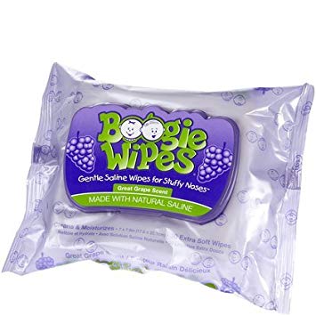 Boogie Wipes Snot Your Average Wipe with Gentle Saline Wipes