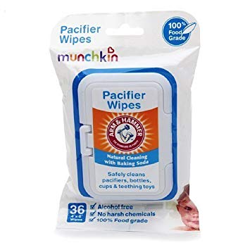 Munchkin Arm & Hammer Pacifier Wipes 36 ea (Pack of 2)
