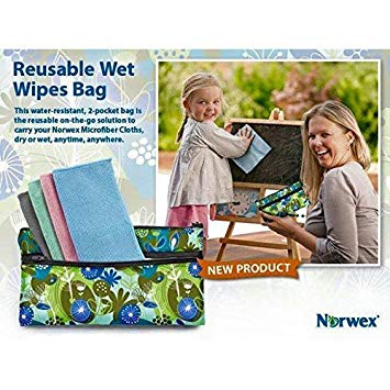 Norwex Reusable Wet Wipe Bag