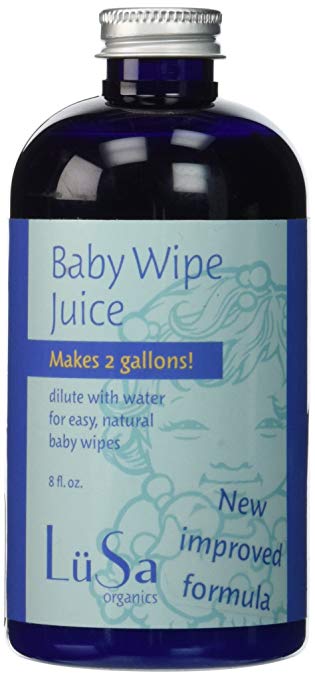 Lusa Organics Baby Wipe Juice - Certified Organic with Natural, Safe, and Gentle Ingredients - Locally...