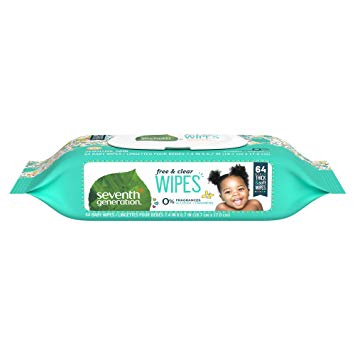 Seventh Generation Thick & Strong Baby Wipes, 64 ct (Pack of 1)