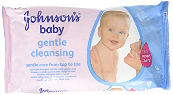 Johnsons Baby Skincare Wipes, Gentle Cleansing, From Top to Toe, 56 Count, Pack of 9 Total=504 Count