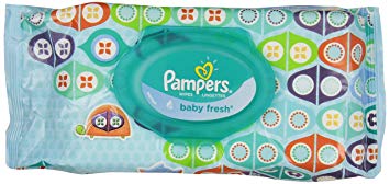 Pampers Baby Wipes Baby Fresh Pop Top Pack, 64 Diaper Wipes